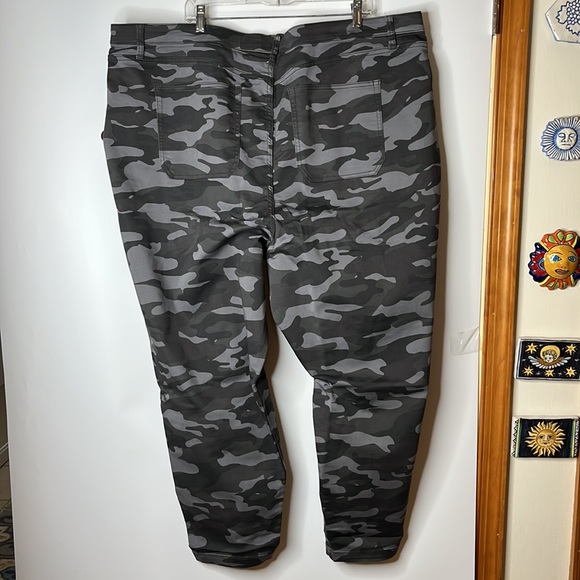 NWT Knox Rose Womens Mid-Rise Utility Ankle Skinny Pants SIZE 30W PLUS SIZE - Picture 7 of 10